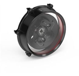 Rizoma clear clutch cover for Ducati Streetfighter V4 S 23-25 Black color