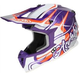 Helmet cross enduro Acerbis LINEAR 22-06 purple/white