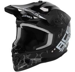 Helmet Off Road Acerbis LINEAR 22-06 SOLID COLOR glossy black