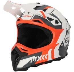 Helmet cross enduro Acerbis PROFILE 5 white/orange