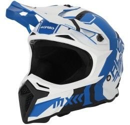 Helmet cross enduro Acerbis PROFILE 5 white/blue