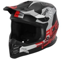 Helmet Off Road Acerbis PROFILE JUNIOR black/red