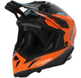 Helmet cross enduro Acerbis Steel Carbon 22-06 orange-black