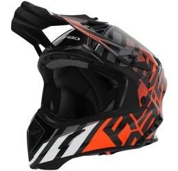 Off Road Helmet Acerbis STEEL CARBON 22-06 black/fluo orange