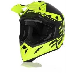 Helmet cross enduro Acerbis Steel Carbon black-fluo yellow
