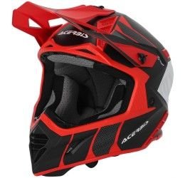 Helmet cross enduro Acerbis X-TRACK 22-06 black/red