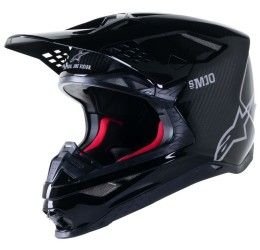 Helmet cross enduro Alpinestars Supertech M10 Solid carbon