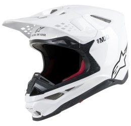 Helmet cross enduro Alpinestars Supertech M10 Solid color Black-White