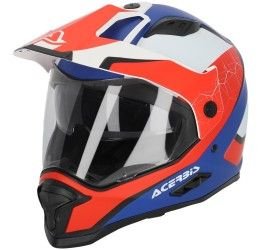 Helmet enduro-touring Acerbis REACTIVE 22-06 White/blue/red