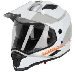 Helmet enduro-touring Acerbis REACTIVE 22-06 white/grey