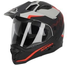 Helmet enduro-touring Acerbis REACTIVE 22-06 black/red