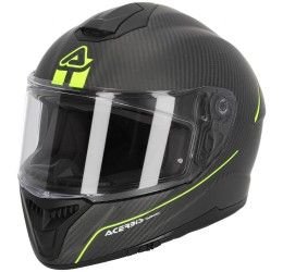 Helmet Dual Road Helmets Acerbis TARMAK 22-06 HELMET Nero/Giallo fluo