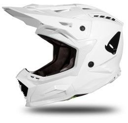Helmet cross enduro UFO Echus white glossy