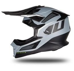 Helmet cross enduro UFO Intrepid black and grey matt