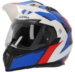 Helmet enduro-touring Acerbis FLIP FS-606 22-06 white/blue/red