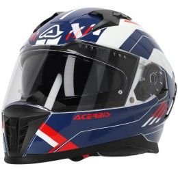 Helmet full face Acerbis X-WAY GRAPHIC White/blue/red