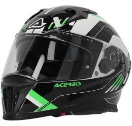 Helmet full face Acerbis X-WAY GRAPHIC black/green