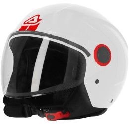 Helmet jet Acerbis BREZZA white