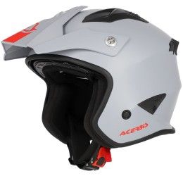 Helmet jet Acerbis JET ARIA 22-06 Light Grey