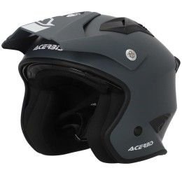 Helmet jet Acerbis JET ARIA 22-06 Dark Grey