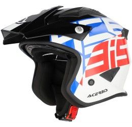 Helmet jet Acerbis JET ARIA GRAPHIC White/Blue/Red