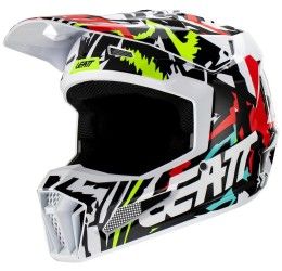 Helmet cross enduro Leatt 3.5 for Kid multicolor