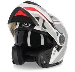 Helmet modular Acerbis Rederwel white-red-grey