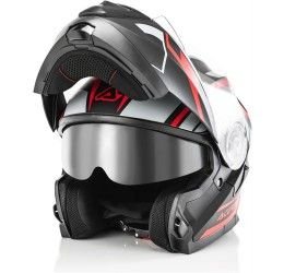 Helmet modular Acerbis Serel black-red