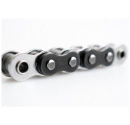 Afam XRR3 Black & Chrome chain size 520 off-road 118 links with XS-RING and with clip joint