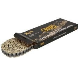 Afam XRR3 Gold & Black chain size 520 off-road 118 links with XS-RING and with rivet joint