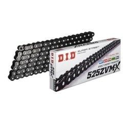 DID 525 ZVM-X Black chain size 525 114 links with X-RING and rivet joint
