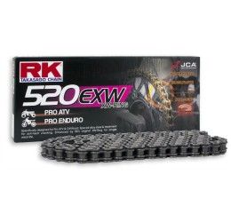 RK 520 EXW Classic Steel chain size 520 off-road 120 links with XW-RING and with rivet joint