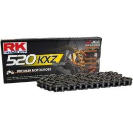 RK 520 KXZ Classic Steel chain size 520 off-road 120 links without O-RING and with clip joint
