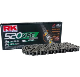 RK 520 XRE Classic Steel chain size 520 120 links with XW-RING and with rivet joint