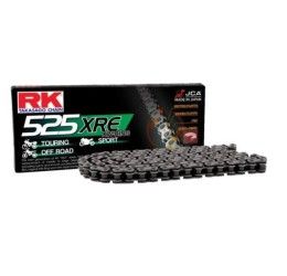 RK 525 XRE Classic Steel chain size 525 120 links with XW-RING and with rivet joint