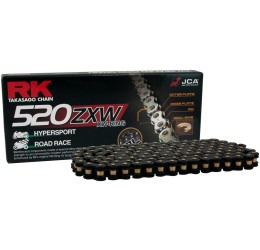 RK 520 ZXW Black Scale chain size 520 120 links with XW-RING and with rivet joint