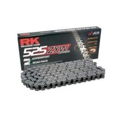 RK 525 ZXW Classic Steel chain size 525 120 links with XW-RING and with rivet joint