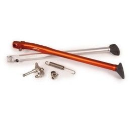 Motocross Marketing Side stand SILVER forged alu for KTM 125 EXC 98-07