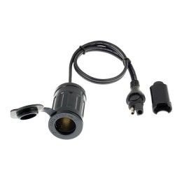 TecMate lighter female socket connector cable for auto/bike battery charger Optimate Cable O-06 with SAE plugs