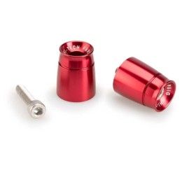 Puig Sport handlebar balancers ends for Kawasaki Ninja 1000 SX 20-24 (COUPLES) red color