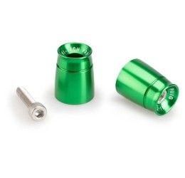 Puig Sport handlebar balancers ends for Kawasaki Vulcan 650 S 15-25 (COUPLES) green color