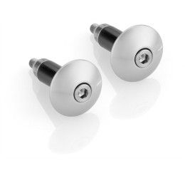 Rizoma handlebar balancers ends universal Silver color (COUPLES)