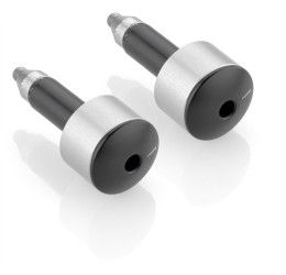 Rizoma handlebar balancers ends universal Silver color (COUPLES)