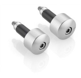 Rizoma handlebar balancers ends universal Silver color (COUPLES)