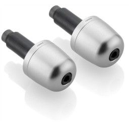Rizoma handlebar balancers ends universal Silver color (COUPLES)