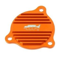 Cover oil pump orange in alu7075 Motocross Marketing AV3270A