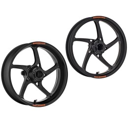 OZ forged aluminum wheels (front+rear) model PIEGA R 5 spokes for Aprilia RSV4 1100 RF 19-24