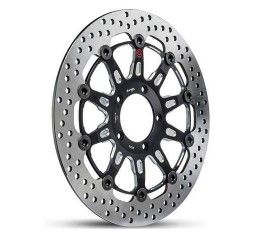 KIT Brembo Racing THE GROOVE for Yamaha FZ6 Fazer 04-06 Couple floating front brake discs 208B47019 diameter 300 mm
