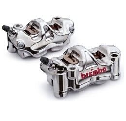 Brembo Racing set P4 32 CNC nickel coating machined radial calipers 100mm mount with pads