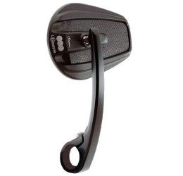 Lightech BAR END Fix carbon-aluminium mirrors SPEAL035 BLACK HOMOLOGATED